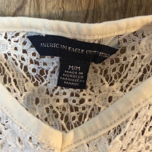 Lace cotton and polyester tank top - Picture 2 of 4